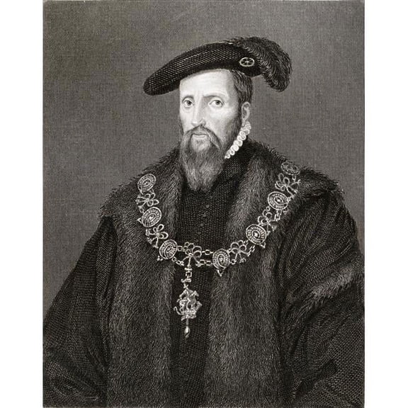 Posterazzi DPI1858549LARGE Edward Seymour 1St Duke of Somerset Baron Seymour of Hache Aka The Protector Poster Print, Large - 26 x 34
