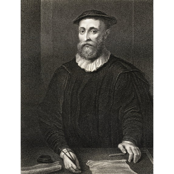 Posterazzi DPI1858636LARGE John Knox C.1514-1572 Leader of Scottish Reformation From The Book Lodge S British Portraits Published London 1823 Poster Print, Large - 26 x 34