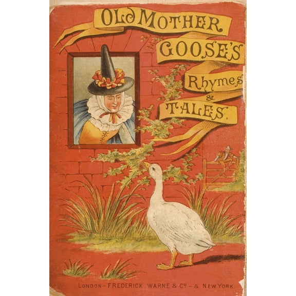 Posterazzi DPI1859261 Chromolithographic Cover Illustration From Old Mother Gooses Rhymes & Tales Illustrated by Constance Haslewood Published Poster Print, 11 x 17