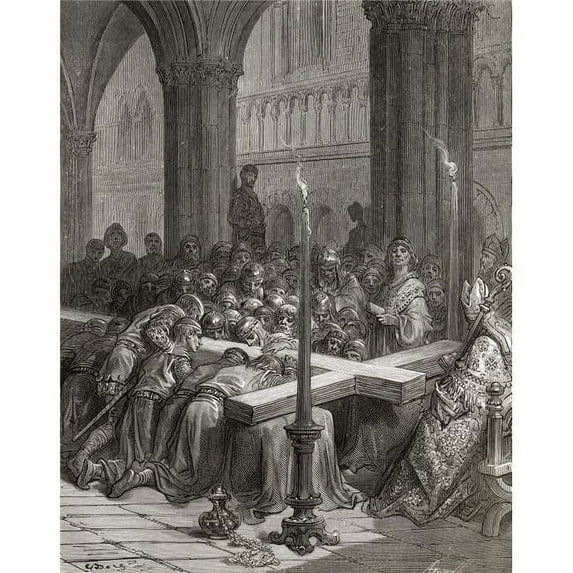 Posterazzi DPI1859743LARGE Discovery of The True Cross Poster Print, Large - 26 x 34