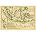 thumbnail image 1 of Posterazzi DPI1859959 Map of The Isles of Sunda & The Moluccas Circa.1760 From Atlas De Toutes Les Parties Connues Du Globe Terrestre Poster Print, 17 x 12, 1 of 3