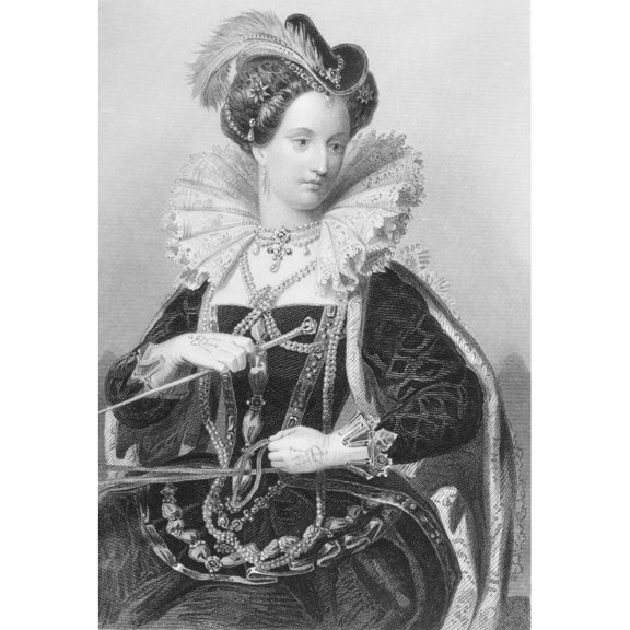 Posterazzi DPI1859978 Elizabeth I 1533-1603 Queen of England 1558-1603 Engraved by W.Holl After Poster Print, 12 x 17
