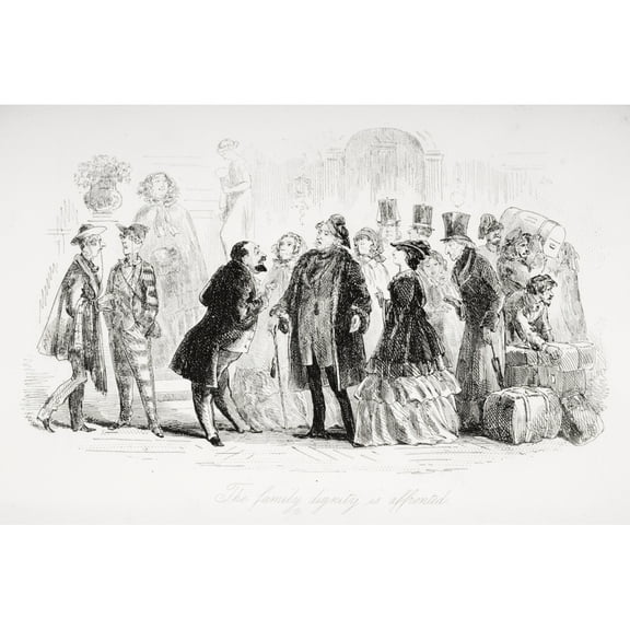 Posterazzi DPI1860204LARGE From the Charles Dickens Novel Little Dorrit. Poster Print, 36 x 24