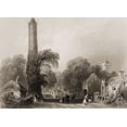 thumbnail image 1 of Posterazzi DPI1860308LARGE Clondalkin Ireland. Drawn by W. H. Bartlett Engraved by R. Wallis. From - the Scenery & Antiquities of Ireland - by N. P. Poster Print, 32 x 24, 1 of 4