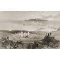 thumbnail image 1 of Posterazzi DPI1860339LARGE Howth Castle Howth County Dublin Ireland Drawn by Whbartlett Engraved by R Wallis From the Scenery & Antiqui Poster Print, 34 x 22, 1 of 4