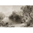 thumbnail image 1 of Posterazzi DPI1860361LARGE Old Weir Bridge Killarney County Kerry Ireland Drawn by Whbartlett Engraved by Gkrichardson From the Scenery Poster Print, 34 x 22, 1 of 4