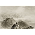 thumbnail image 1 of Posterazzi DPI1860385 Scene From Sugarloaf Mountain Bantry Bay Ireland Drawn by Whbartlett Engraved by Jballenfrom the Scenery & A Poster Print, 17 x 11, 1 of 3