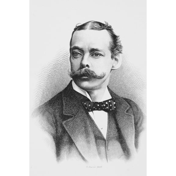 Posterazzi DPI1860782LARGE Lord Randolph Henry Spencer Churchill 1849 to 1895 British Statesman Father of Sir Winston Churchill Poster Print, 22 x 34