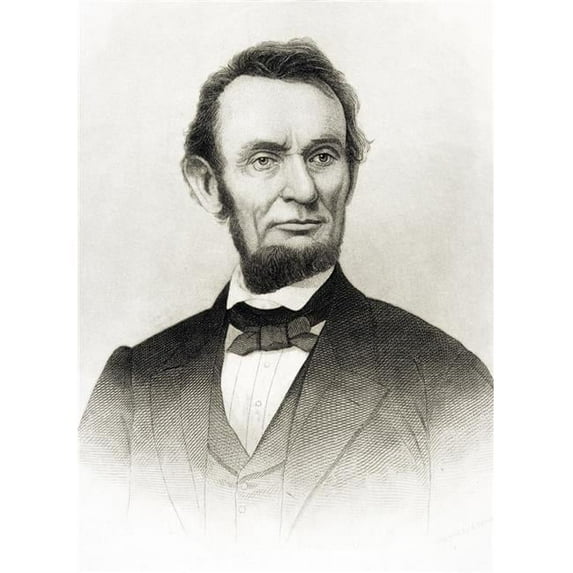 Posterazzi DPI1860811LARGE Abraham Lincoln 1809 to 1865 16th President of the United States 1861 to 65 Poster Print, 24 x 34