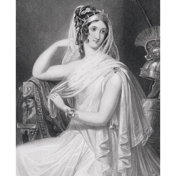 Posterazzi DPI1861143 Helen of Troy Imaginary 19th Century Portrait Poster Print, 13 x 16