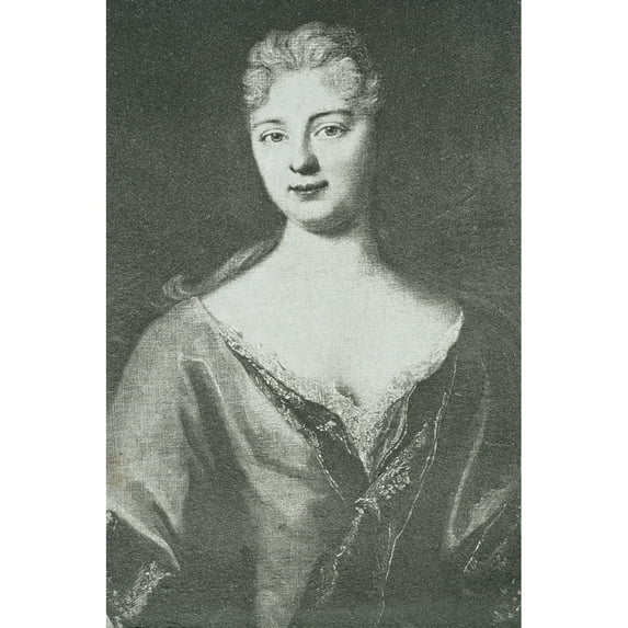 Posterazzi DPI1861149LARGE Louise-Eleanore De La Tour Du Pil 1700 to 1762 Baronne De Warens Lover & Companion of Jean-Jacques Rousseau Poster Print, 24 x 36