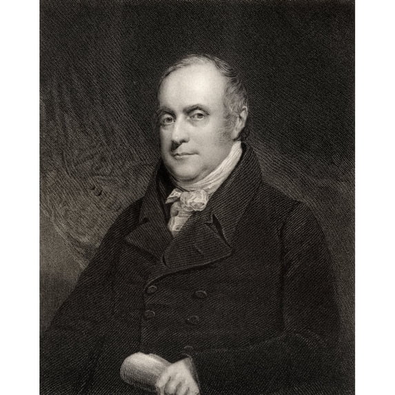 Posterazzi DPI1861308LARGE Sir Benjamin Hobhouse 1st Baronet 1757 to 1831 British Politician Engraved by J Cochran After J Jackson From the Book Na Poster Print, 26 x 32