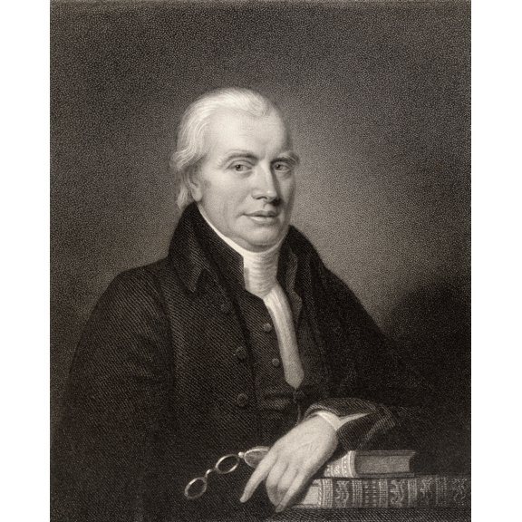 Posterazzi DPI1861348 Adam Clarke 1760 or 1762 to 1832 British Methodist Theologian & Biblical Scholar Engraved by J Thomson After J Jenkins Poster Print, 12 x 15