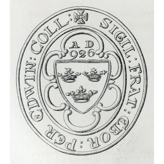 Posterazzi DPI1861698 Masonic Seal the Grand Lodge of All England York Circa 1776 to 1779 From the Book the History of Freemasonry Volume II P Poster Print, 13 x 15
