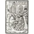 thumbnail image 1 of Posterazzi DPI1861721 Death Comes for the Queen Woodcut by Georg Scharffenberg After Hans Holbein the Younger From Der Todten Tanz or the Danc Poster Print, 12 x 17, 1 of 3