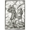 thumbnail image 1 of Posterazzi DPI1861722LARGE Death Comes to the Soldier Woodcut by Georg Scharffenberg After Hans Holbein the Younger From Der Todten Tanz or the Dan Poster Print, 24 x 34, 1 of 3