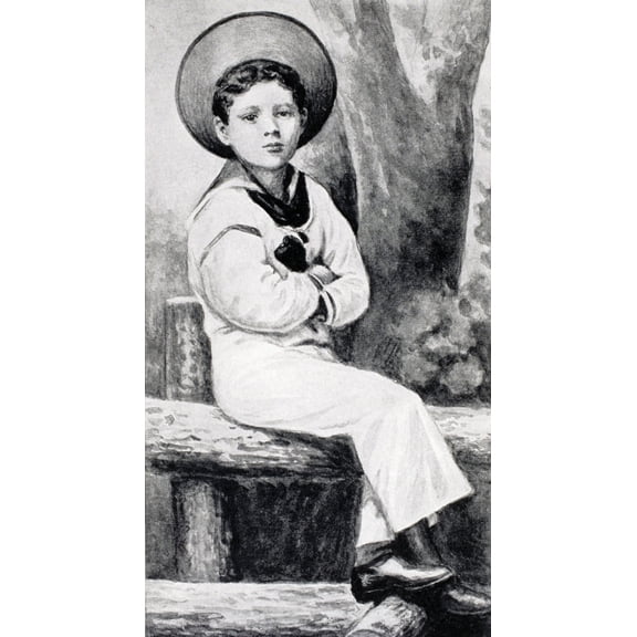 Posterazzi DPI1861751LARGE Winston S Churchill 1874 to 1965 Aged Five From A Roving Commission by Winston S Churchill Published by Scribners 1930 2 Poster Print, 20 x 38