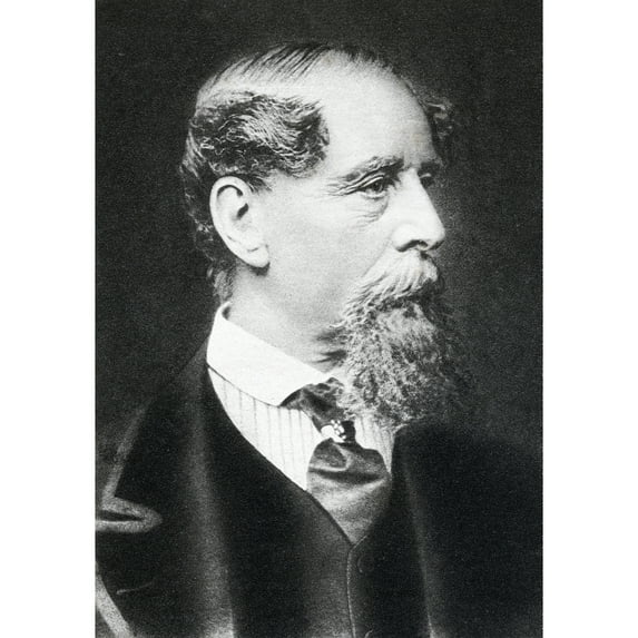 Posterazzi DPI1862204 Charles John Huffam Dickens 1812 to 1870 English Novelist From the Book the Year 1912 Illustrated Published London 1913 Poster Print, 12 x 17