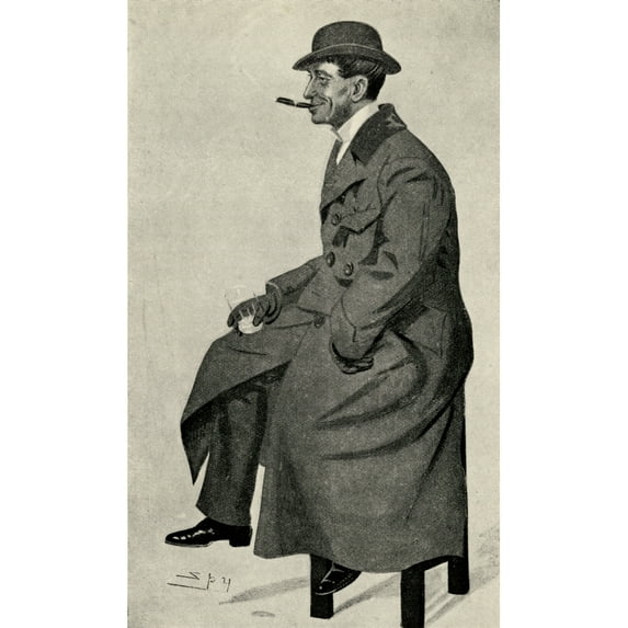 Posterazzi DPI1862253LARGE Phil May 1864 1903 English Caricaturist After A Portrait by Leslie Ward 1851 1922 Known As Spy Poster Print, 22 x 36