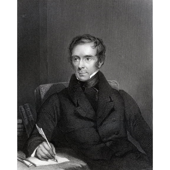 Posterazzi DPI1862276 Sir Benjamin Collins Brodie 1783 to 1862 British Surgeon Philosopher Writer & Statesman Engraved by J Brain From the B Poster Print, 13 x 16