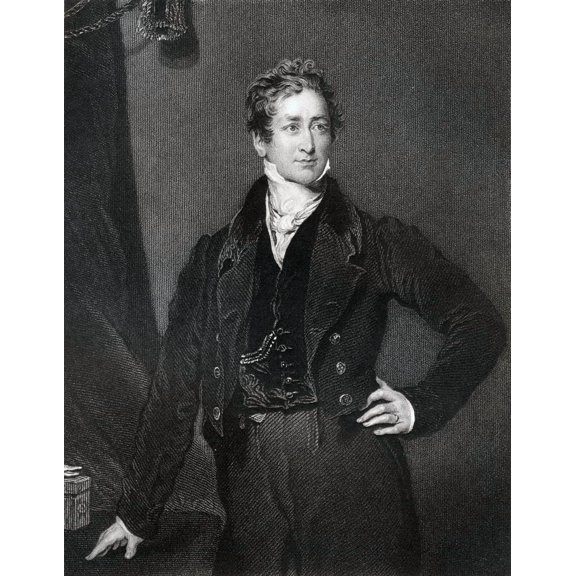 Posterazzi DPI1862282 Sir Robert Peel 2nd Baronet 1788 to 1850 British Prime Minister 1834-35 & 1841-46 Founder of the Conservative Party En Poster Print, 12 x 16