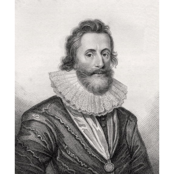 Posterazzi DPI1862640LARGE Dudley North 4th Baron North 1602 1677 English Nobleman Engraved by Rivers From the Book A Catalogue of Royal & Nobl 2 Poster Print, 26 x 32
