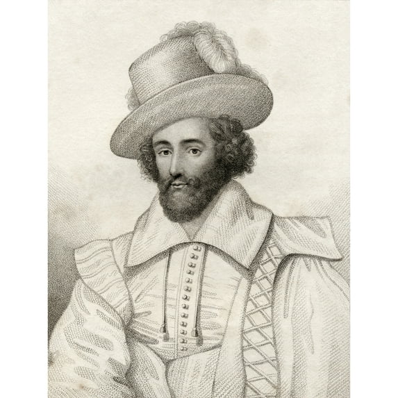 Posterazzi DPI1862694LARGE Henry Carey 1st Viscount Falkland 1575 1633 English Coloniser & Military Poster Print, 26 x 34