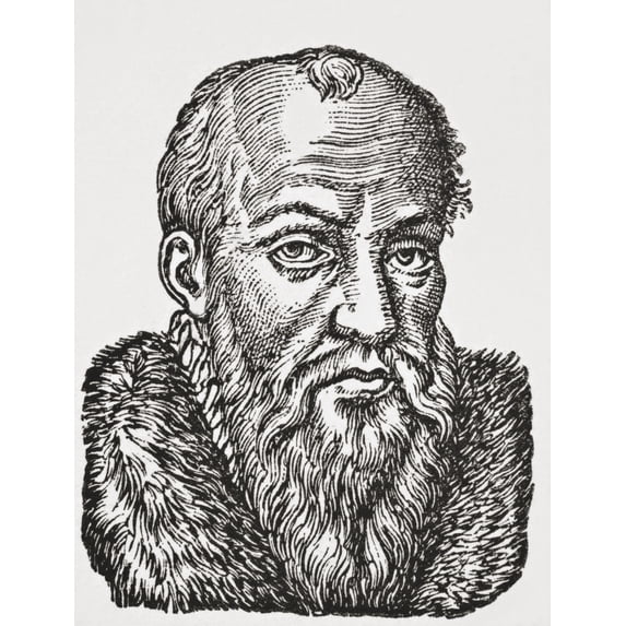 Posterazzi DPI1862934LARGE Jacques Cujas Cujacius or Jacques De Cujas 1520 1590. French Legal Expert. From Poster Print, 24 x 32