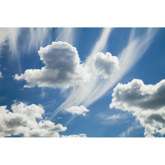 Posterazzi DPI1868109LARGE Clouds Poster Print, 38 x 24