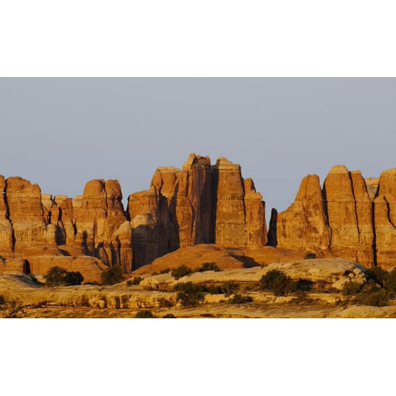 Posterazzi DPI1868909LARGE Canyonlands National Park Utah United States of America - Sunrise on the Needles District Poster Print, 38 x 22