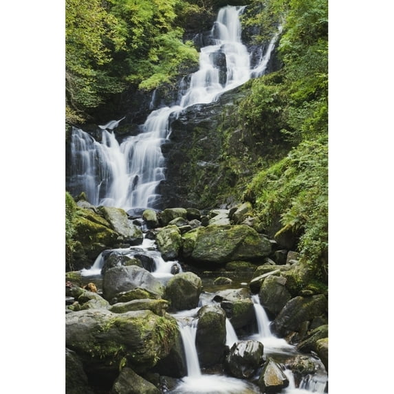 Posterazzi DPI1871742LARGE Killarney, County Kerry, Ireland - Torc Waterfall On Torc Mountain Poster Print, 24 x 38 - Large