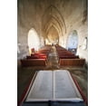 thumbnail image 1 of Posterazzi DPI1871845LARGE Northumberland England - An Open Bible At the Back of A Church Poster Print, 24 x 38, 1 of 4