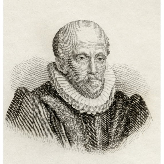 Posterazzi DPI1872221 John Stow Born Circa.1525 Died 1605 English Historian & Antiquarian From The Book Crabbes Historical Dictionary Published 1825 Poster Print, 14 x 15
