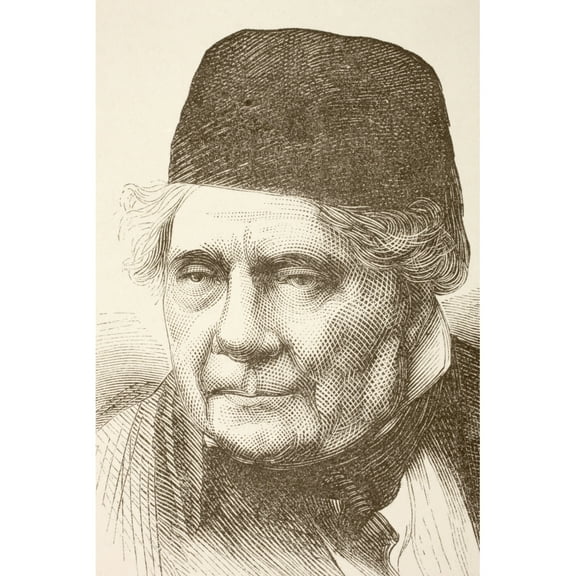 Posterazzi DPI1872527 Jacques Babinet, 1794 to 1872 French Physicist, Mathematician, & Astronomer From A 19th Century Illustration Poster Print, 11 x 17