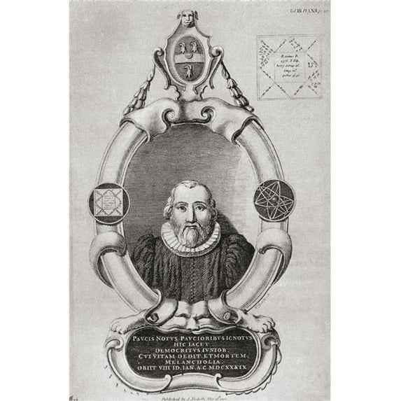 Posterazzi DPI1877905 Robert Burton 1577 to 1640 English Scholar & Vicar At Oxford University Poster Print, 11 x 18