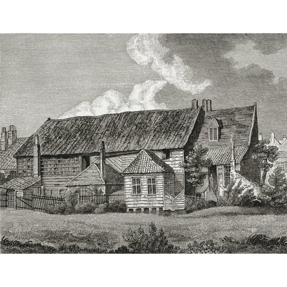 Posterazzi DPI1877946LARGE John Bunyans Meeting House Zoar Street Gravel Lane Southwark London England Built 1687 John Bunyan 1628 to 1688 32 x 24 Poster Print, 32 x 24 - Large