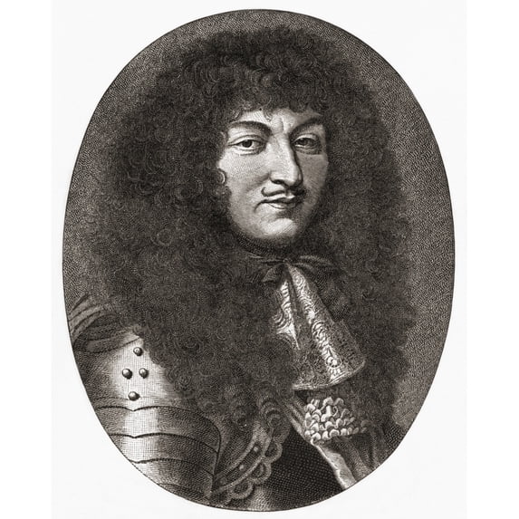 Posterazzi DPI1877970 Louis Xiv, 1638 to 1715 King of France & Navarre From The Book Short History of The English People by J.R. Green Published London 1893 Poster Print, 13 x 16