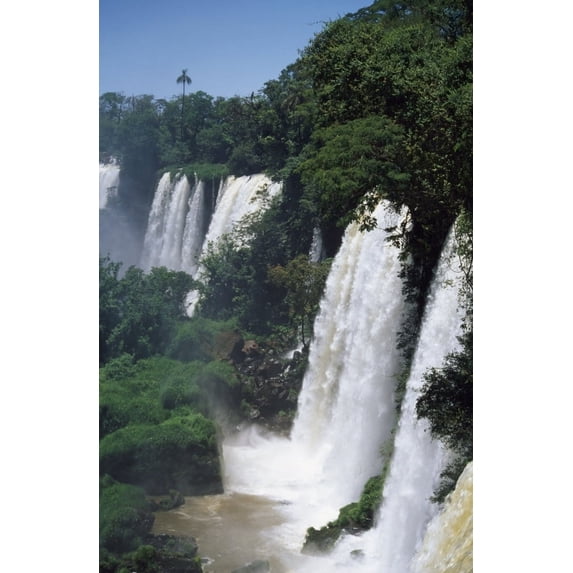 Posterazzi DPI1879396LARGE Iguassu Falls Poster Print, 24 x 38 - Large