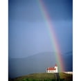 thumbnail image 1 of Posterazzi DPI1886489LARGE Rainbow Over Church & Snaefellsness Poster Print, 24 x 30 - Large, 1 of 3