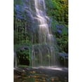 thumbnail image 1 of Posterazzi DPI188714LARGE Time Delay of Waterfall On Green Cliff Poster Print, 22 x 34 - Large, 1 of 3