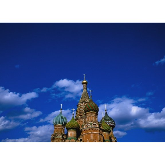 Posterazzi DPI1890713 St. Basils Cathedral, Moscow, Russia Poster Print, 18 x 13