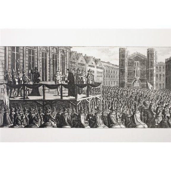 Posterazzi DPI1903576 The Execution of King Charles I of England. After A Contemporary Print From Memoirs of The Martyr King By Allan Fea Published 1905 Poster Print, 18 x 12