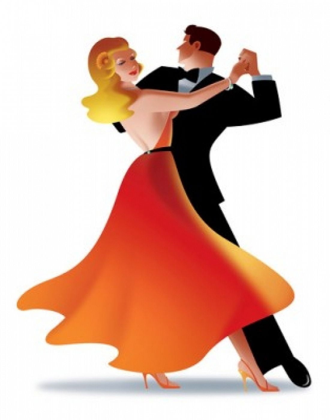Posterazzi Dancers Charlie Hill (b20th C American) Computer graphics Canvas Art - Charlie Hill (24 x 36)