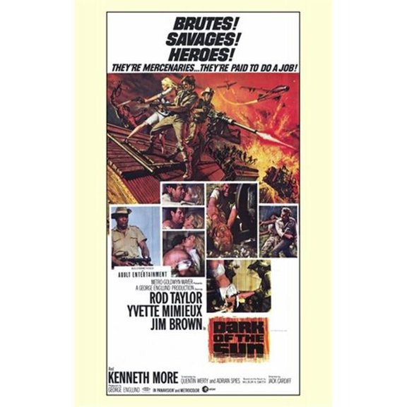 Posterazzi  Dark of the Sun Movie Poster - 11 x 17 in.