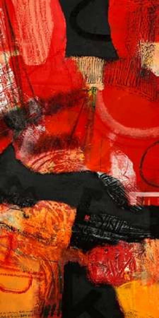 Posterazzi Davanti al fuoco II Canvas Art - Maurizio Piovan (24 x 48)