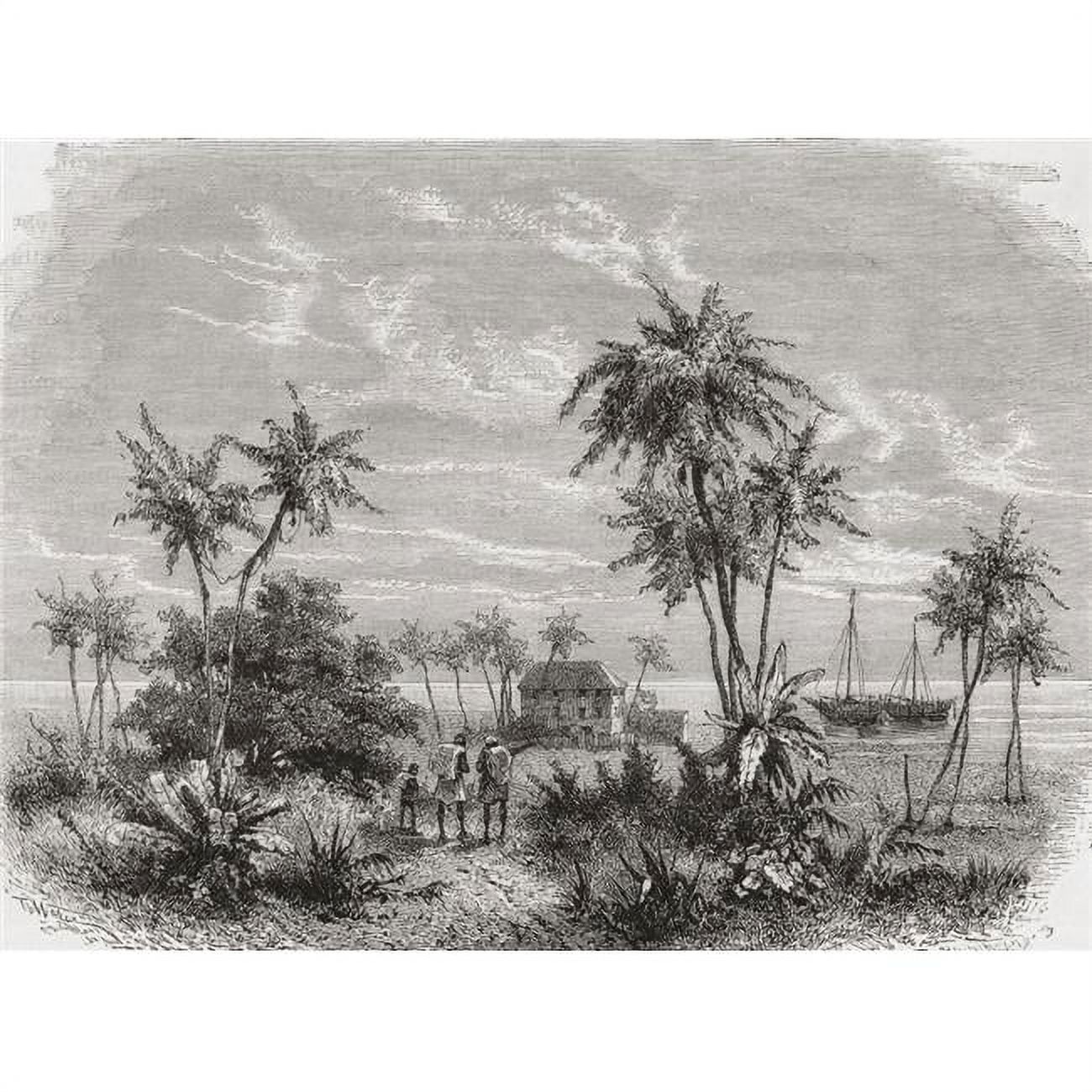 Posterazzi David Livingstones House In Zanzibar, Tanzania, East Africa