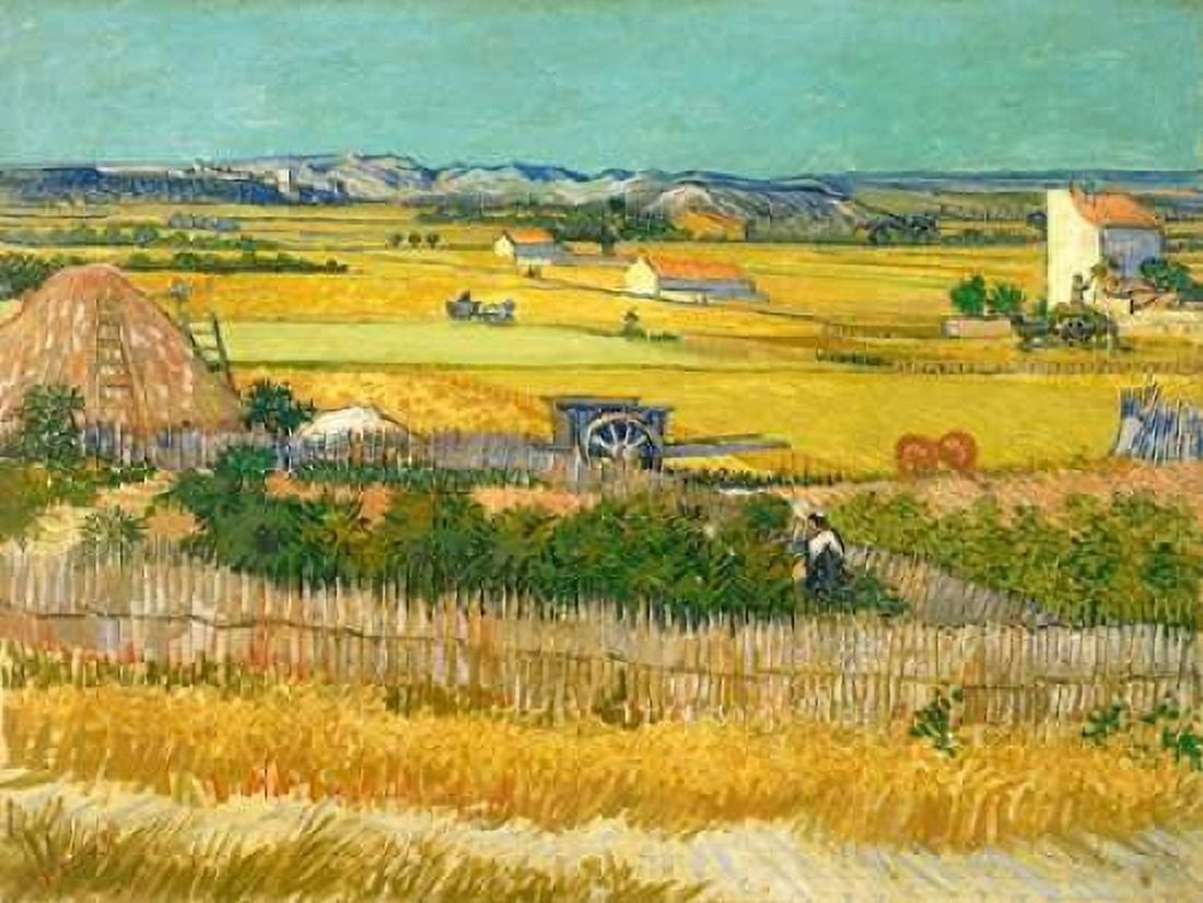 Posterazzi De oogst Canvas Art - Vincent van Gogh (22 x 28)