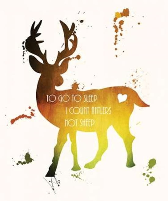 Posterazzi Deer Canvas Art - Anna Quach (20 x 24)
