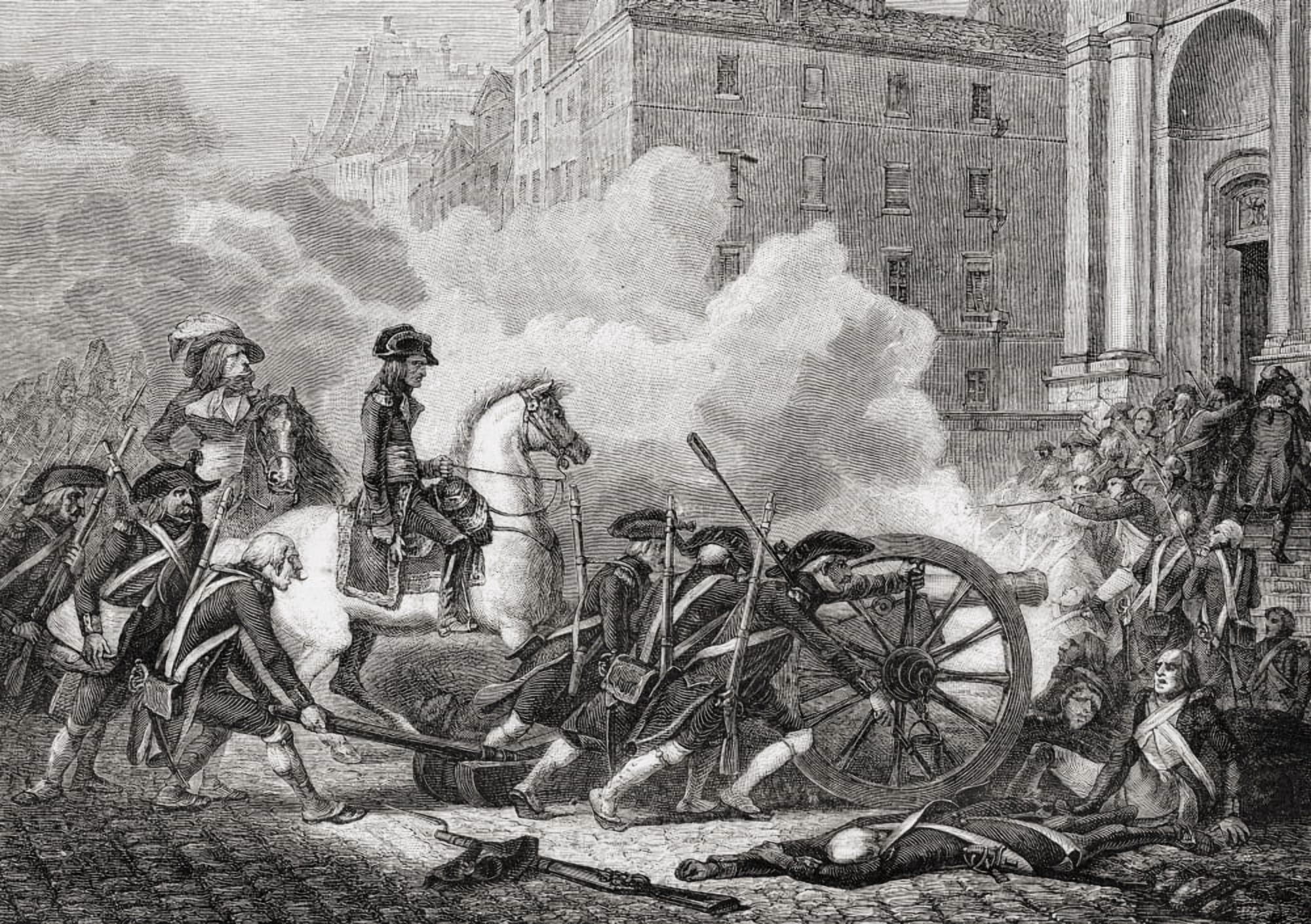 Posterazzi Defeat Of The Sections 23 May 1795 From Histoire De La Revolution Francaise By Louis Blanc Canvas Art - Ken Welsh Design Pics (36 x 24)