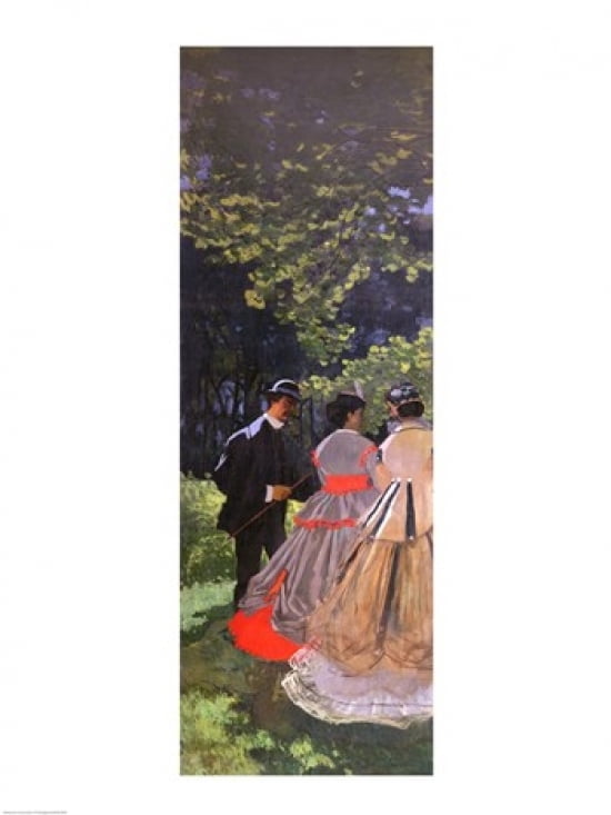 Posterazzi Dejeuner sur LHerbe Chailly 1865-66 Canvas Art - Claude Monet (24 x 36)